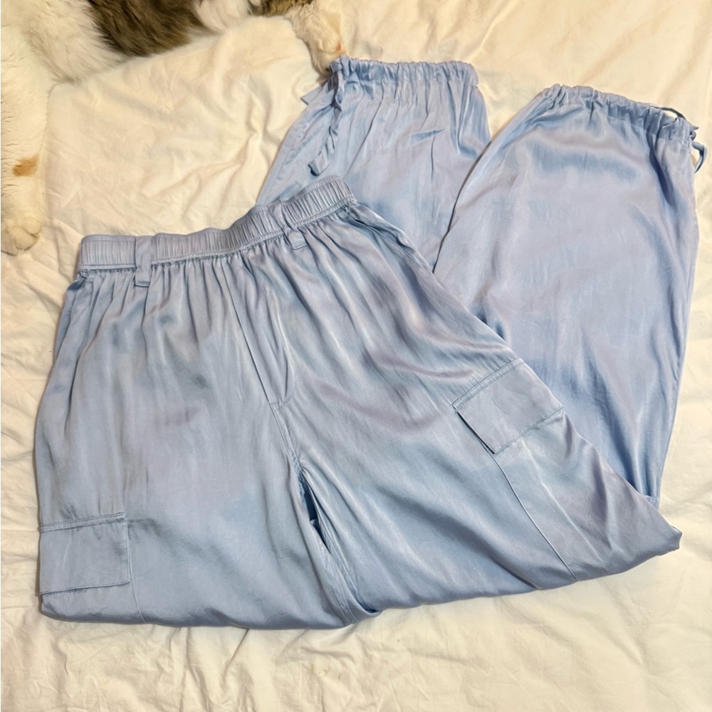Skims silk cargo pants